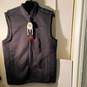 Mens Medium Orvis Sweater Fleece Vest 